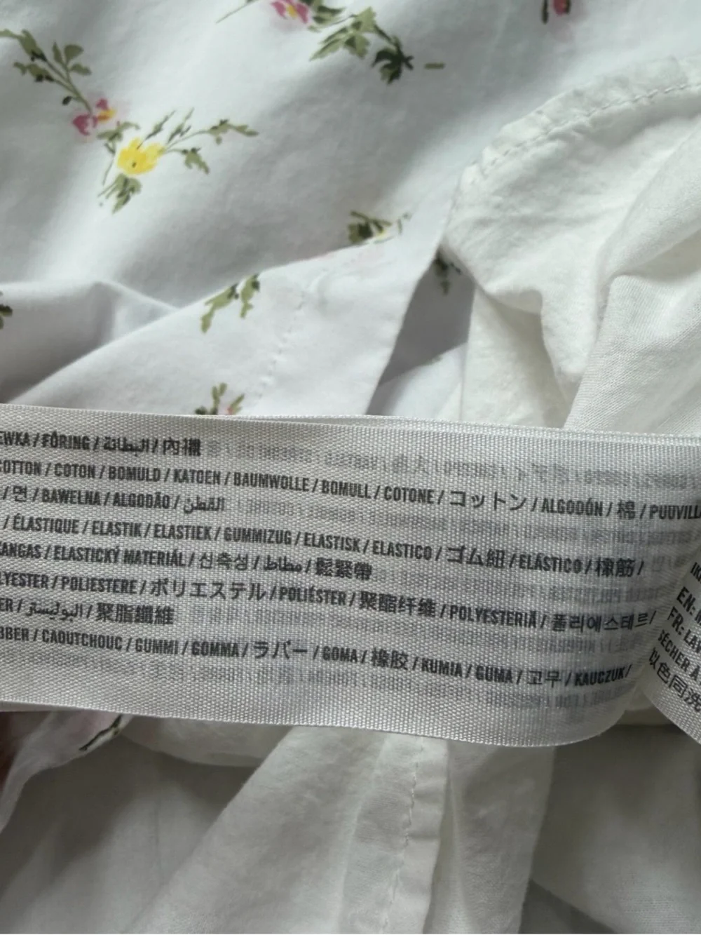 Abercrombie & Fitch Floral Milkmaid MiniDress White Cottagecore PuffSleeve Small - Picture 11 of 15